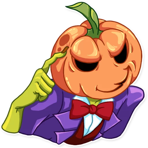 😏 Стикер «Jack Pumpkin Head» для Telegram
