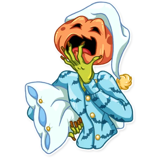 😪 Стикер «Jack Pumpkin Head» для Telegram