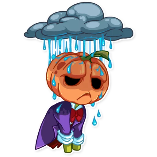 😞 Стикер «Jack Pumpkin Head» для Telegram