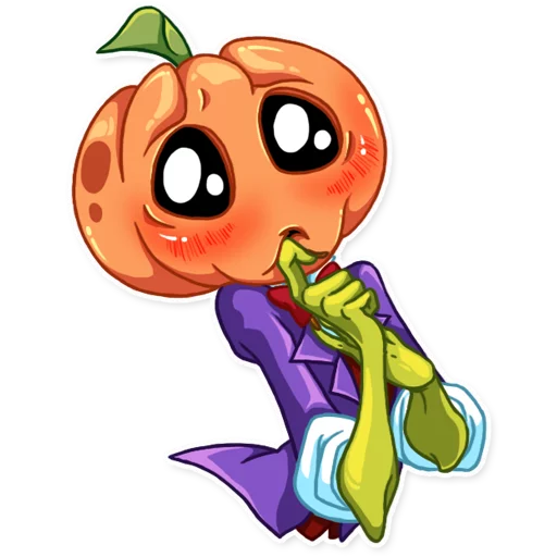 😳 Стикер «Jack Pumpkin Head» для Telegram