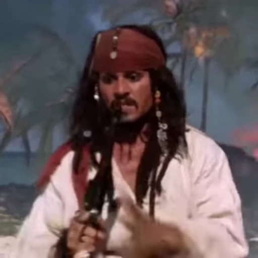 🏴‍☠️ Стикер «Jack Sparrow» для Telegram