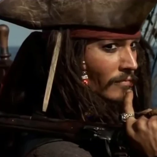 🏴‍☠️ Стикер «Jack Sparrow» для Telegram