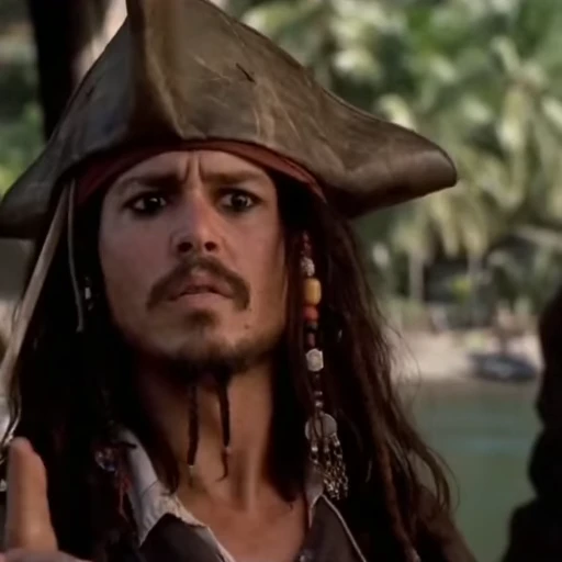 🏴‍☠️ Стикер «Jack Sparrow» для Telegram