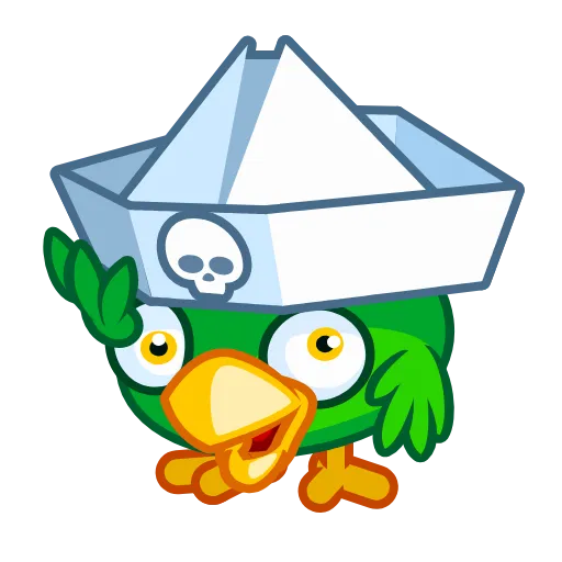 Стикерпак Jack the Parrot для Telegram