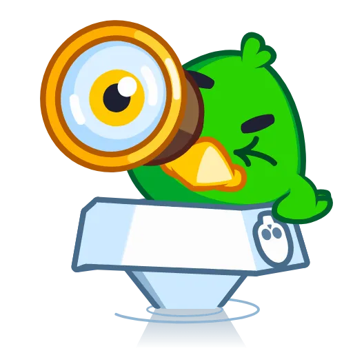 👁 Стикер «Jack the Parrot» для Telegram