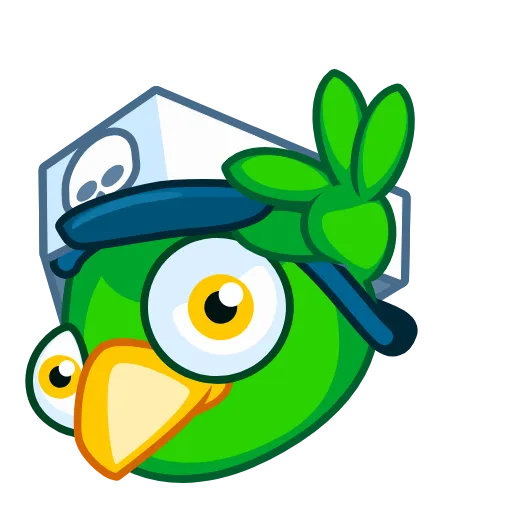 😉 Стикер «Jack the Parrot» для Telegram
