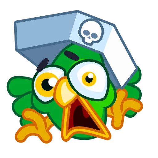 😨 Стикер «Jack the Parrot» для Telegram