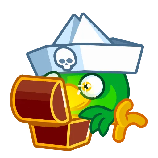 🤑 Стикер «Jack the Parrot» для Telegram