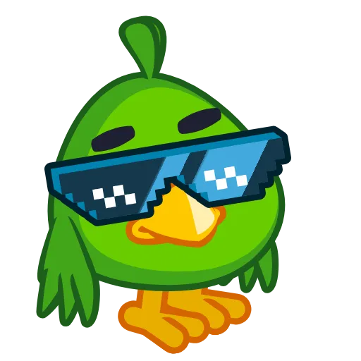 🕺 Стикер «Jack the Parrot» для Telegram