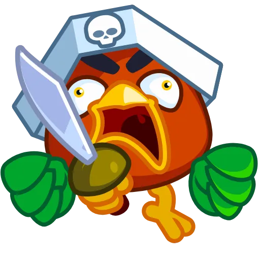 🤬 Стикер «Jack the Parrot» для Telegram