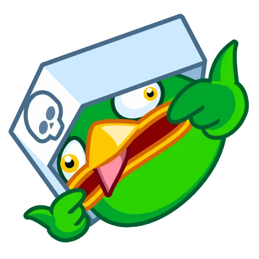 🤪 Стикер «Jack the Parrot» для Telegram