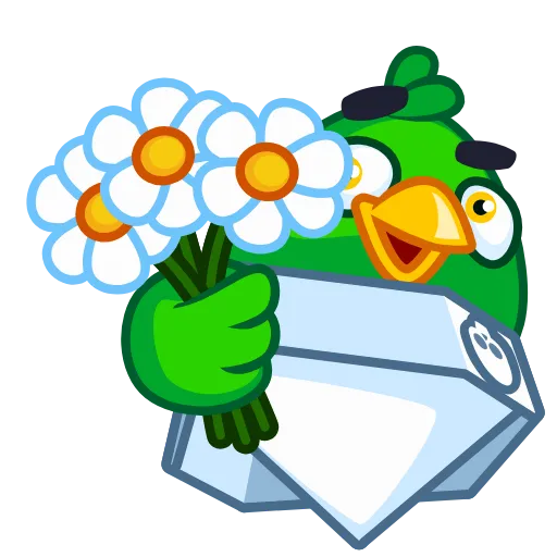 💐 Стикер «Jack the Parrot» для Telegram