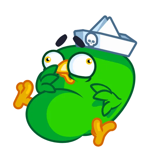 😩 Стикер «Jack the Parrot» для Telegram