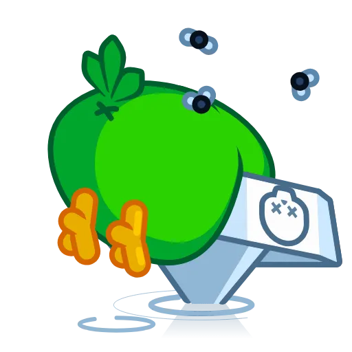 😵 Стикер «Jack the Parrot» для Telegram