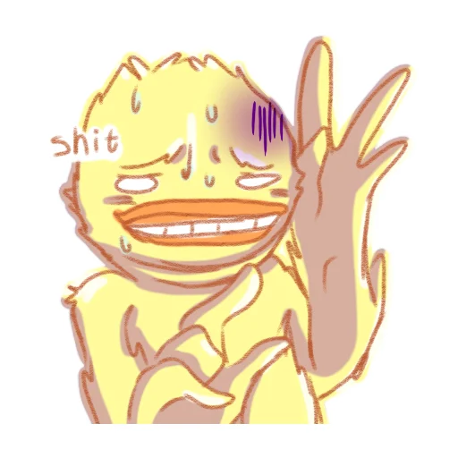 😰 Стикер «Jacques-duck» для Telegram