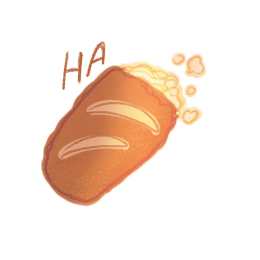 🥖 Стикер «Jacques-duck» для Telegram