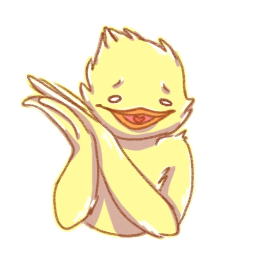 😘 Стикер «Jacques-duck» для Telegram
