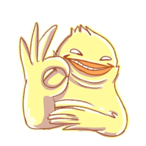 👌 Стикер «Jacques-duck» для Telegram