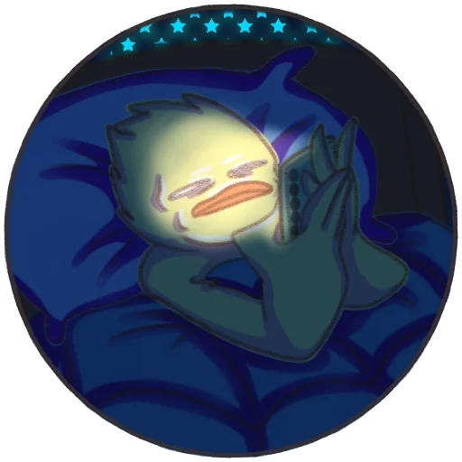 😴 Стикер «Jacques-duck» для Telegram