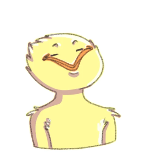 🌚 Стикер «Jacques-duck» для Telegram