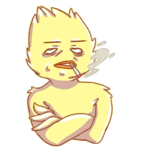 🙄 Стикер «Jacques-duck» для Telegram