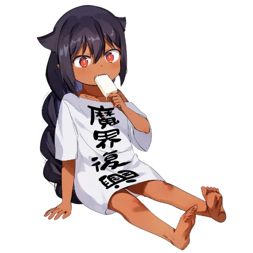 🍦 Стикер «Jahy-sama waKujikenai • ©KRIL&;YUB Official YT» для Telegram