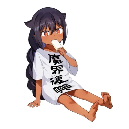 🍏 Стикер «Jahy-sama» для Telegram