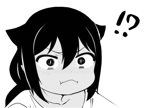 😰 Стикер «Jahy-sama wa kujikenai» для Telegram