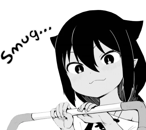 😌 Стикер «Jahy-sama wa kujikenai» для Telegram
