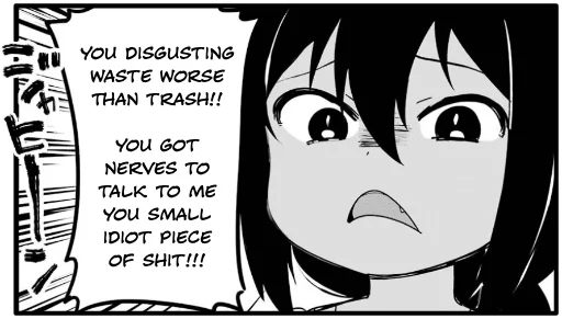 🗑 Стикер «Jahy-sama wa kujikenai» для Telegram