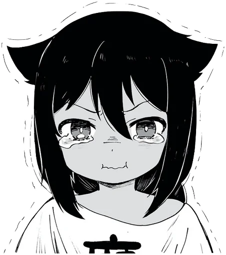 😭 Стикер «Jahy-sama wa kujikenai» для Telegram