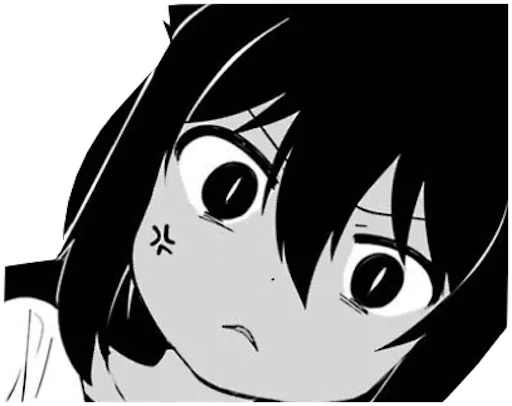 💢️ Стикер «Jahy-sama wa kujikenai» для Telegram