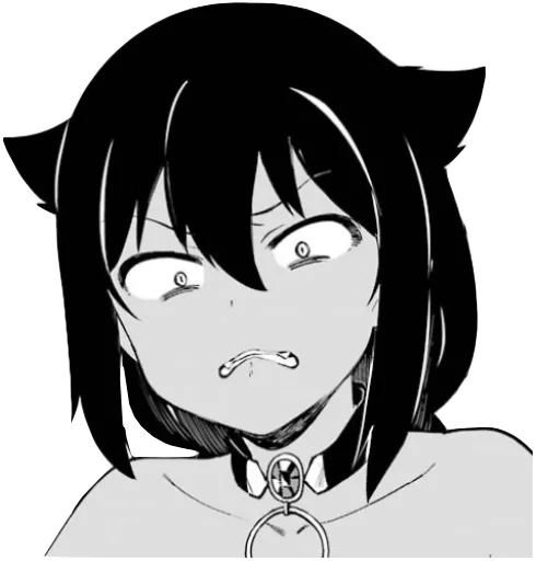 😬 Стикер «Jahy-sama wa kujikenai» для Telegram