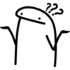 Стикер 44 Flork #emoji