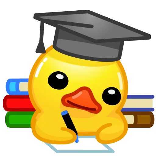 📚 Стикер «Emoji Ducks» для Telegram