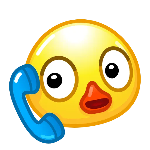 📞 Стикер «Emoji Ducks» для Telegram