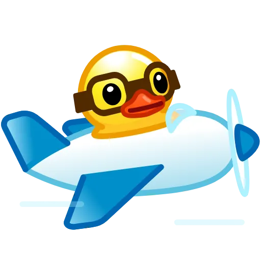 ✈️ Стикер «Emoji Ducks» для Telegram