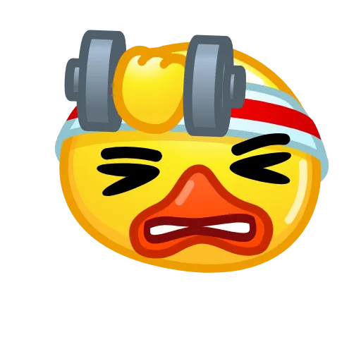 🏋️‍♀️ Стикер «Emoji Ducks» для Telegram