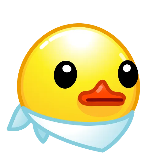 🍔 Стикер «Emoji Ducks» для Telegram