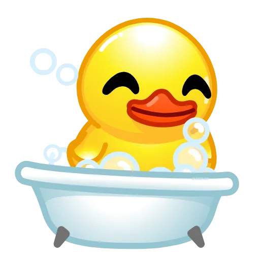 💧 Стикер «Emoji Ducks» для Telegram