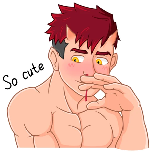 ☺️ Стикер «Japanese Demon Yohei» для Telegram