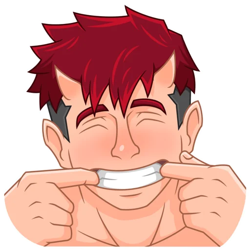 Стикерпак Japanese Demon Yohei для Telegram — скачать