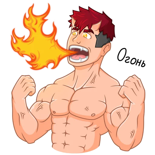 🔥 Стикер «Japanese Demon Yohei» для Telegram