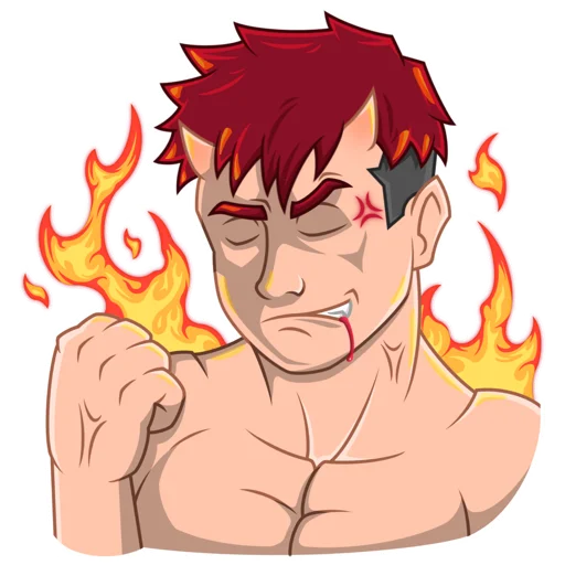 🔥 Стикер «Japanese Demon Yohei» для Telegram