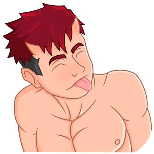 😝 Стикер «Japanese Demon Yohei» для Telegram