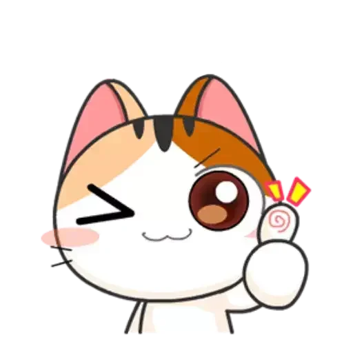 👍 Стикер «Японське Кошеня» для Telegram