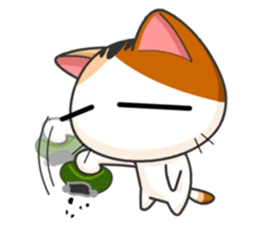 😿 Стикер «Японская Кошечка» для Telegram