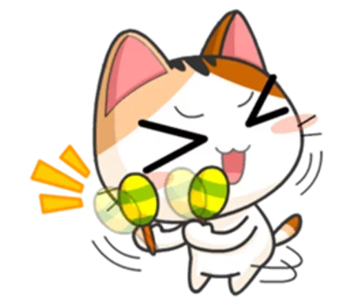 😾 Стикер «Японская Кошечка» для Telegram