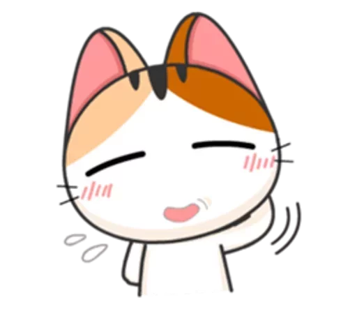 😺 Стикер «Японская Кошечка» для Telegram