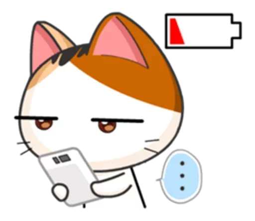 Стикерпак Японская Кошечка для Telegram